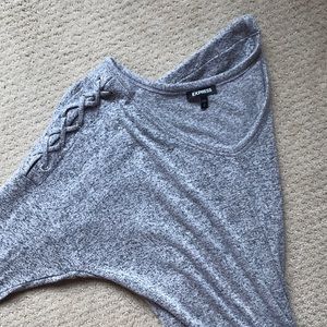 Hardly worn Express sweater with shoulder detail